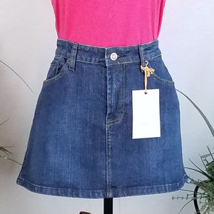 NEW!! Sarah Jessica Parker Bitten Demin Skirt